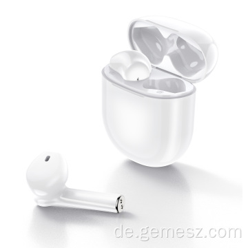 Neuer kabelloser Kopfhörer mit zwei Ohrhörern